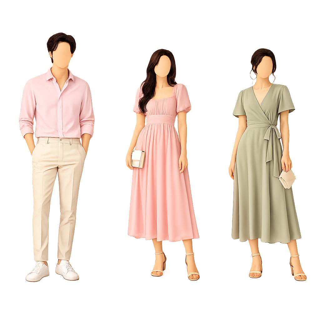 Guests, kindly refer to the image for the dress code.