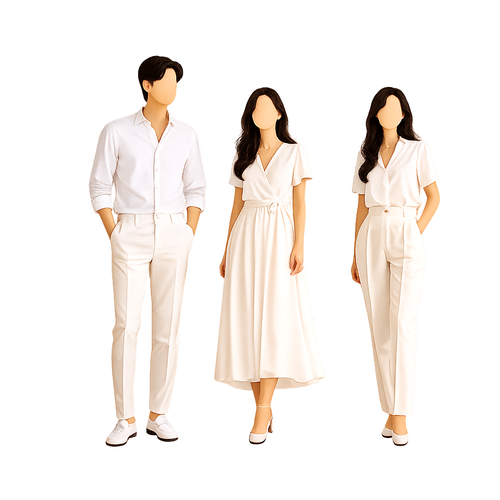 Godparents, kindly refer to the image for the dress code.