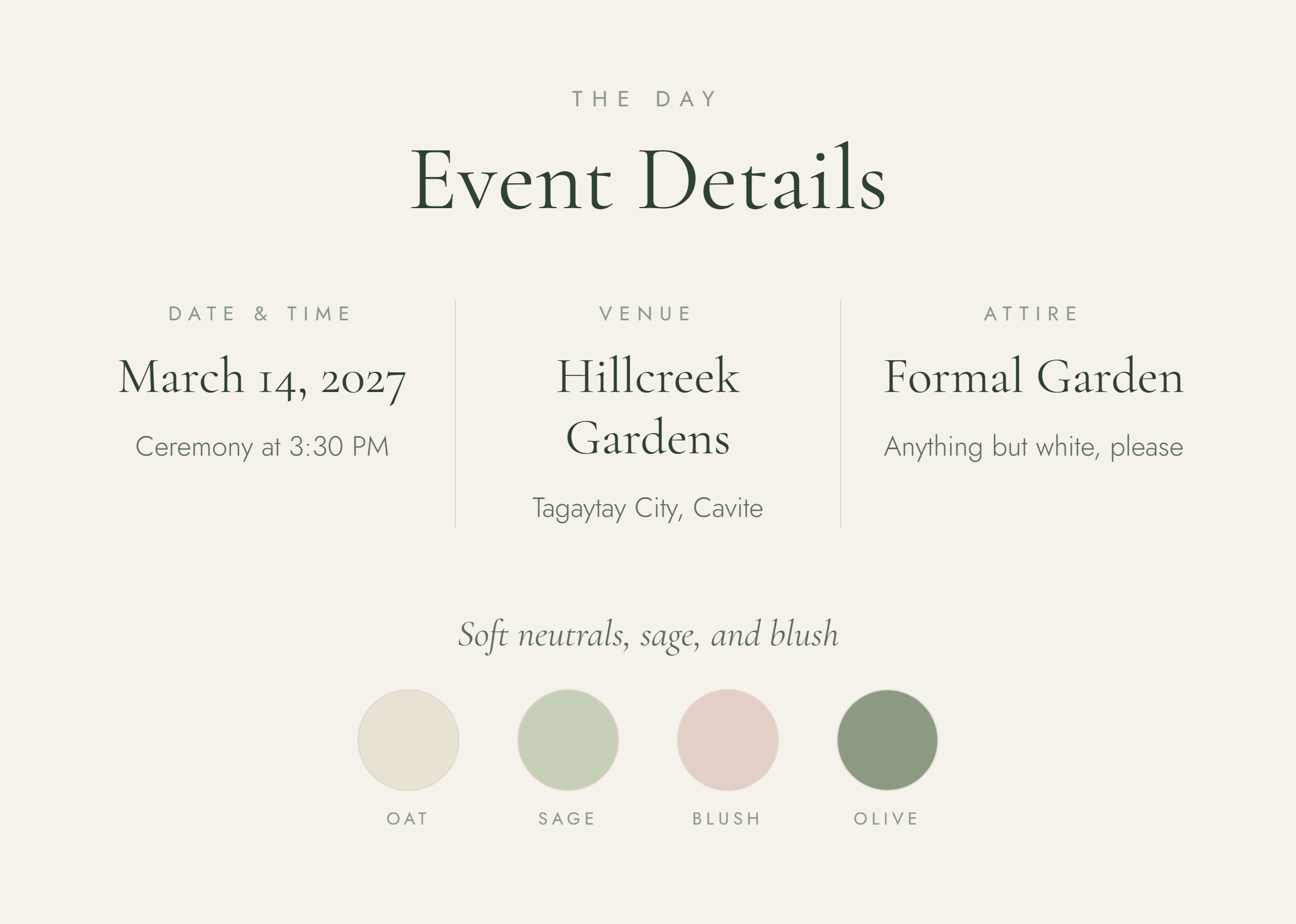 Event Details